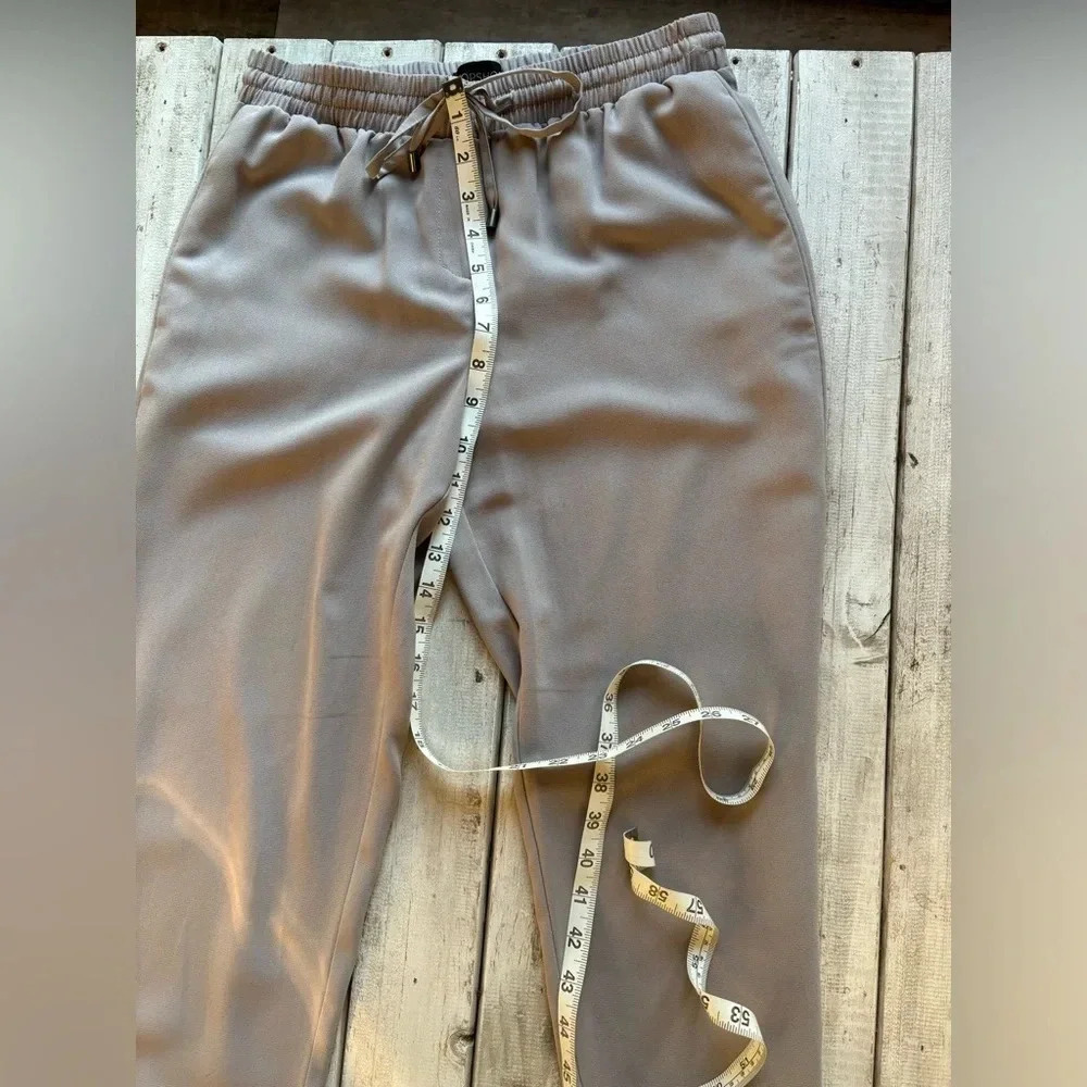 TopShop, ladies, elastic waist, drawstring, zipper ankle, slim, jogger, US 4 - Picture 4 of 13